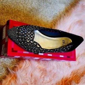 Black Bling Flat